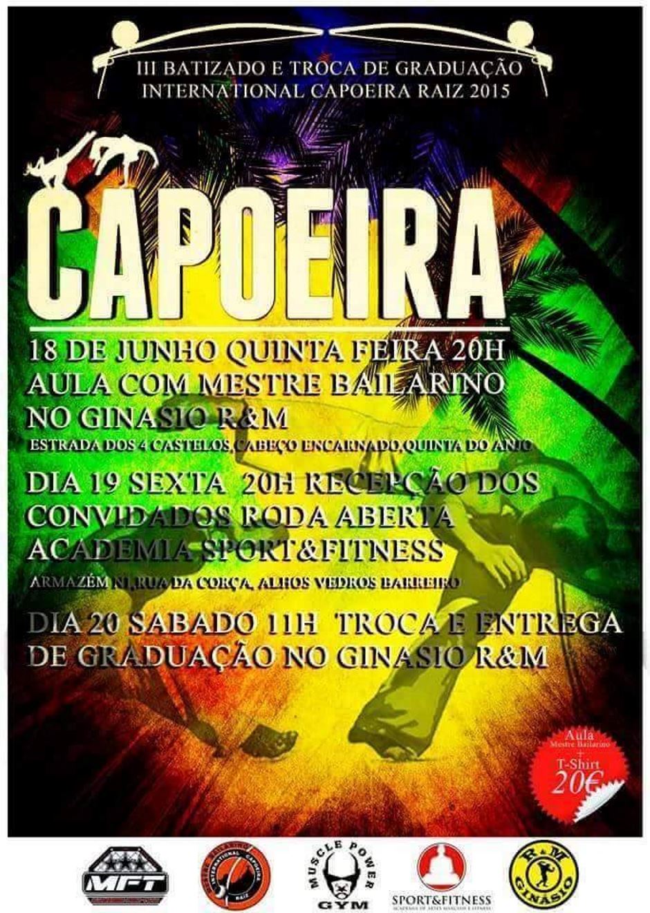 III BATIZADO Internacional Capoeira Raíz Portugal